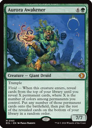 Aurora Awakener Magic: The Gathering trading card