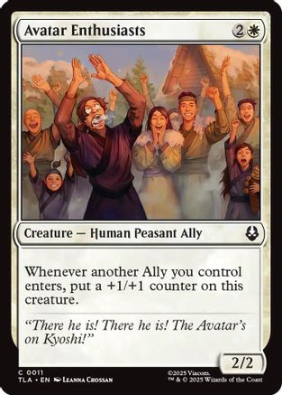 Avatar Enthusiasts Magic: The Gathering trading card
