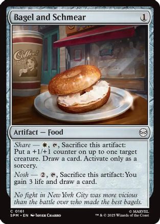 Bagel and Schmear Magic: The Gathering trading card