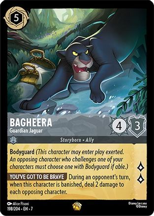 Bagheera Guardian Jaguar Disney Lorcana trading card