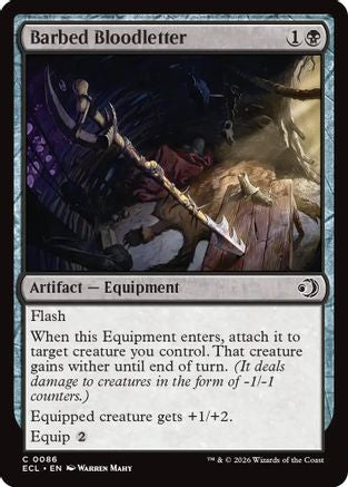 Barbed Bloodletter Magic: The Gathering trading card