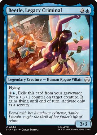 Beetle, Legacy Criminal Magic: The Gathering trading card