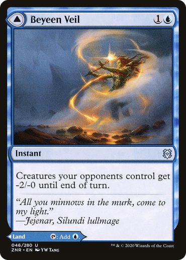 Beyeen Veil Magic: The Gathering trading card