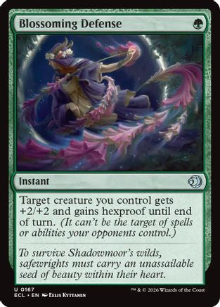 Blossoming Defense Magic: The Gathering trading card