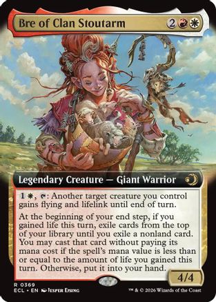 Bre of Clan Soutarm Extended Art Magic: The Gathering trading card