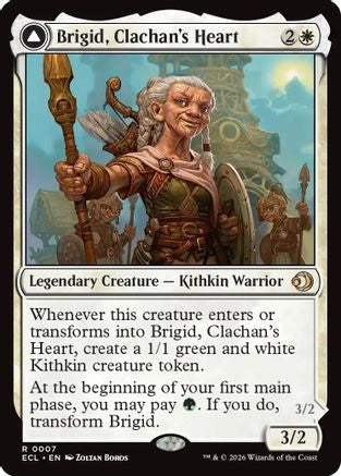 Brigid, Clachan's Heart Magic: The Gathering trading card