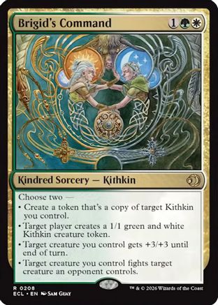 Brigid's Command Magic: The Gathering trading card