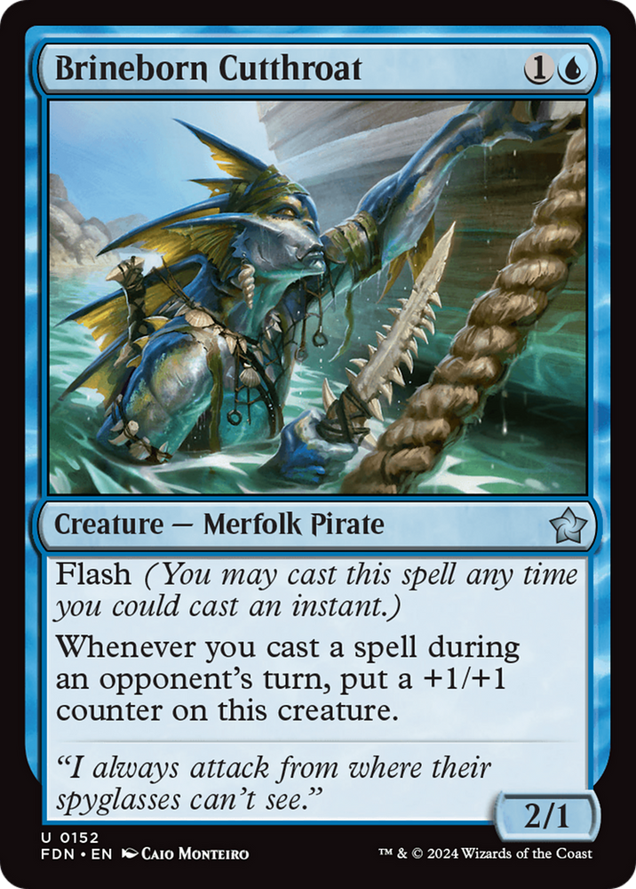 Brineborn Cutthroat Magic: The Gathering trading card
