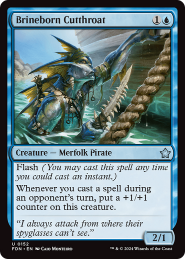 Brineborn Cutthroat Magic: The Gathering trading card