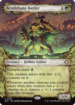 Bristlebane Battler Showcase Magic: The Gathering trading card