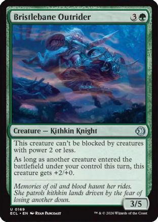 Bristlebane Outrider Magic: The Gathering trading card