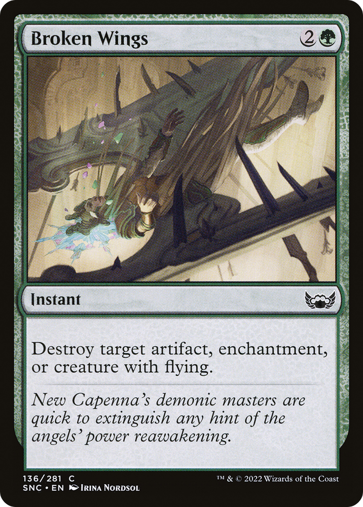 Broken Wings Magic: The Gathering trading card