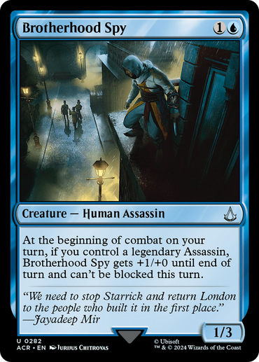 Brotherhood Spy Magic: The Gathering trading card