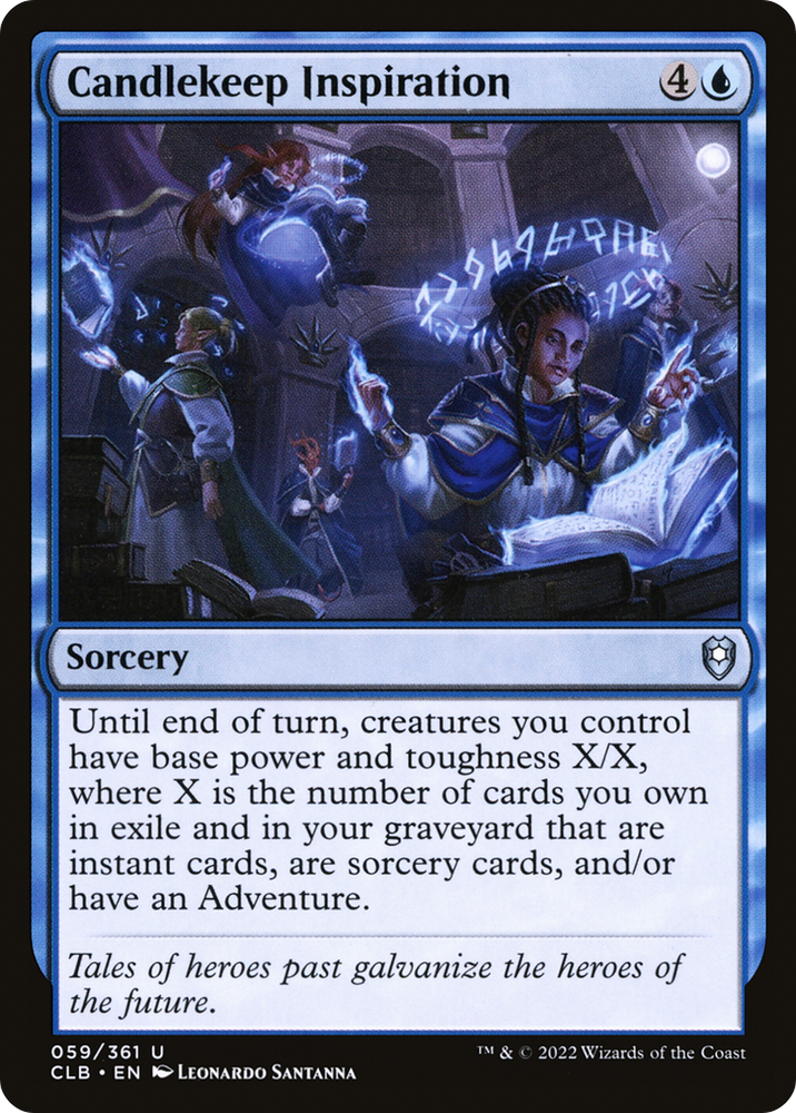 Candlekeep Inspiration Magic: The Gathering trading card
