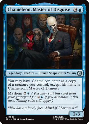 Chameleon, Master of Disguise Magic: The Gathering trading card