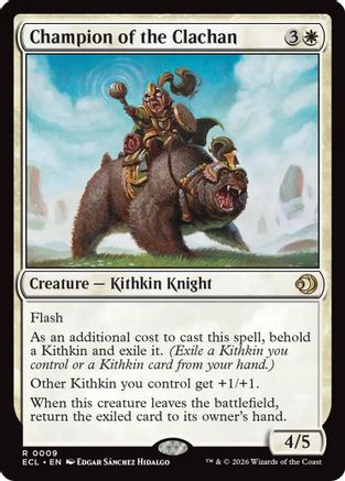 Champion of the Clachan Magic: The Gathering trading card