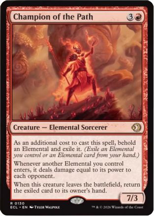 Champion of the Path Magic: The Gathering trading card