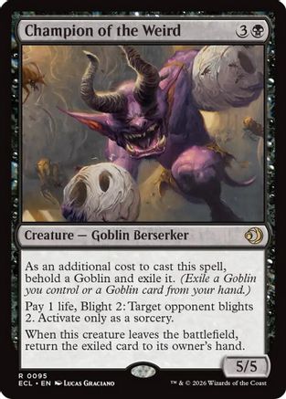 Champion of the Weird Magic: The Gathering trading card