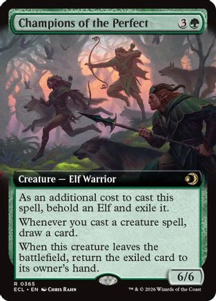 Champions of the Perfect Extended Art Magic: The Gathering trading card