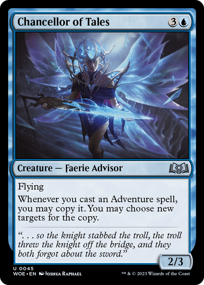 Chancellor of Tales Magic: The Gathering trading card