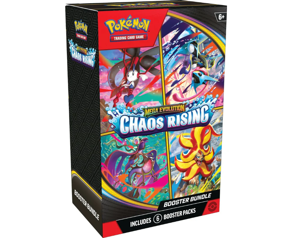 Pre-Order: POKEMON- Mega Evolution - Chaos Rising - Booster Bundle