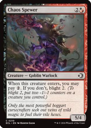 Chaos Spewer Magic: The Gathering trading card