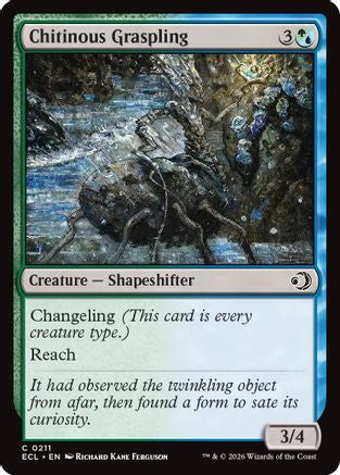 Chitinous Graspling Magic: The Gathering trading card