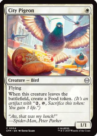 City Pigeon Magic: The Gathering trading card