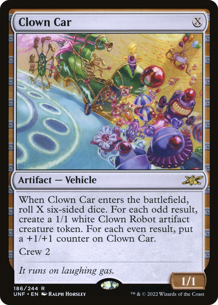 Clown Car Magic: The Gathering trading card