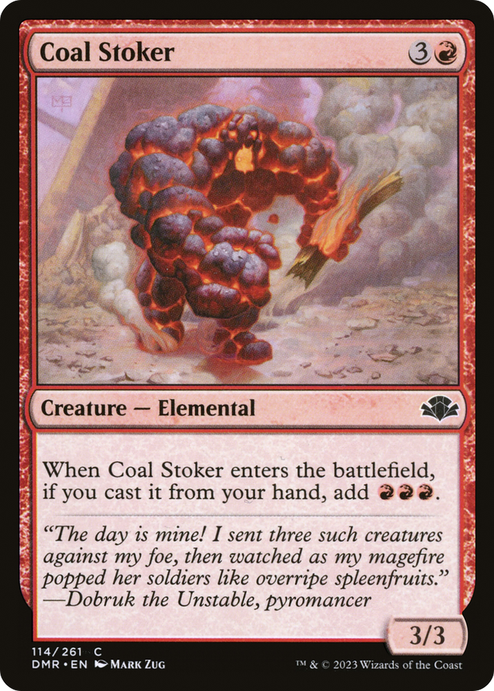 Coal Stoker Magic: The Gathering trading card