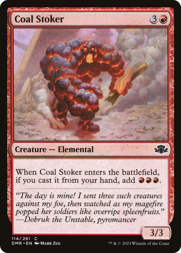 Coal Stoker Magic: The Gathering trading card
