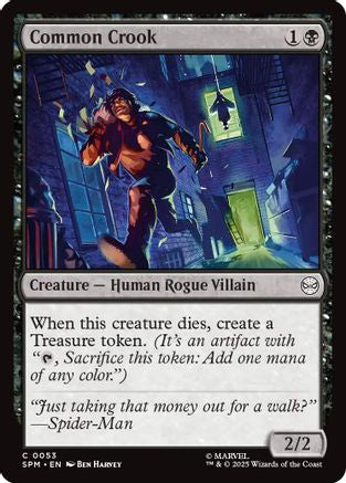 Common Crook Magic: The Gathering trading card