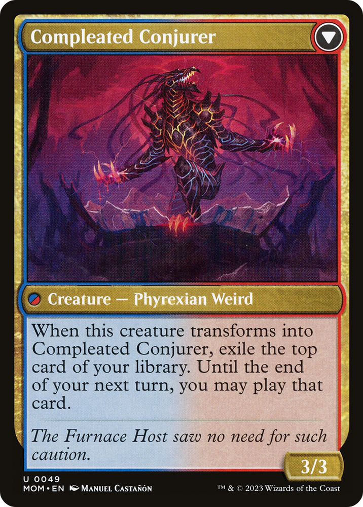 Compleated Conjurer Magic: The Gathering trading card