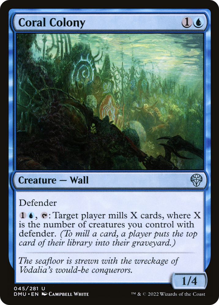Coral Colony Magic: The Gathering trading card