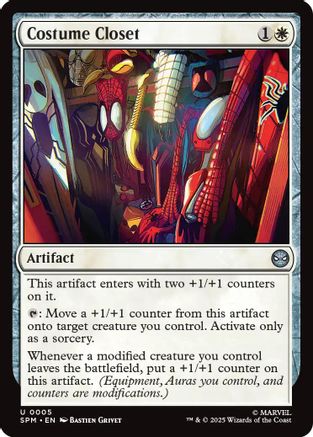 Costume Closet Magic: The Gathering trading card