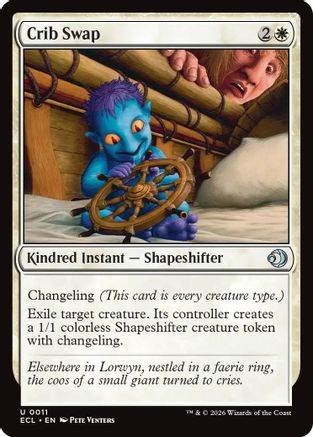 Crib Swap Magic: The Gathering trading card