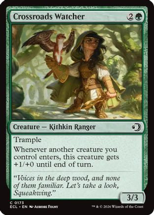 Crossroads Watcher Magic: The Gathering trading card