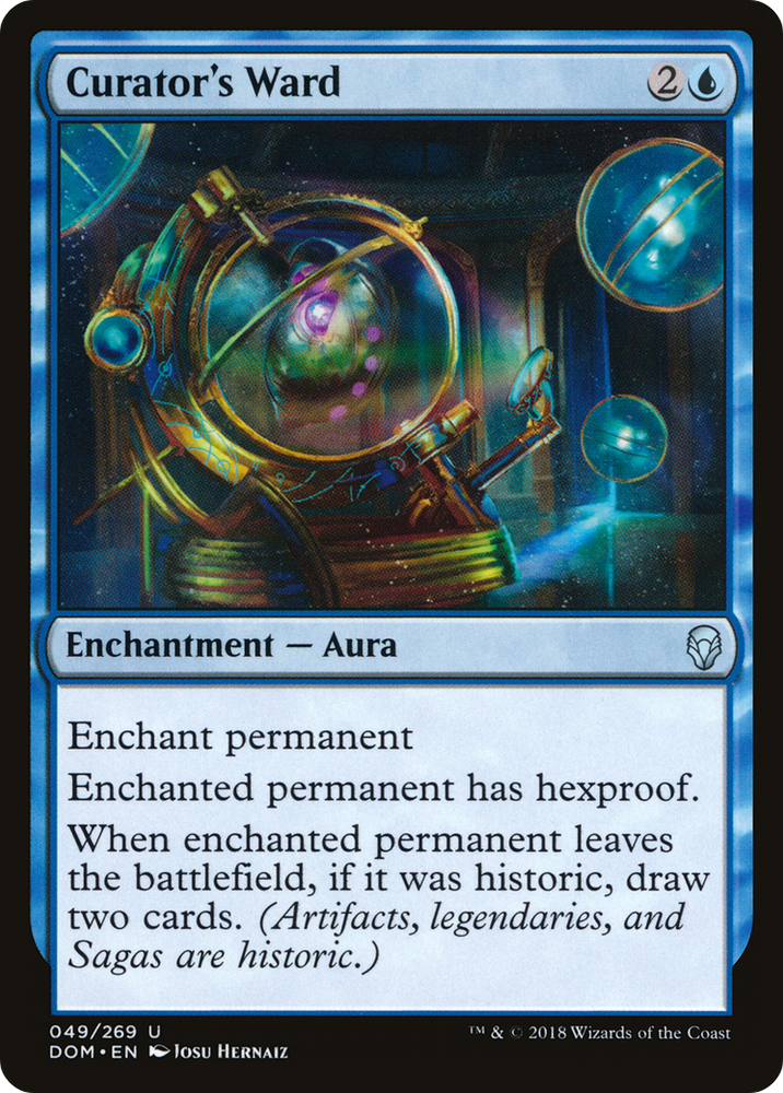 Curator's Ward Magic: The Gathering trading card