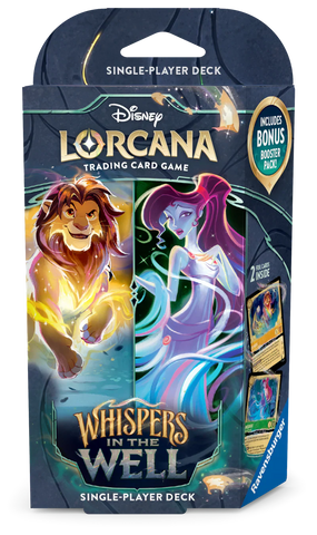 DISNEY LORCANA SET 10 WHISPERS IN THE WELL STARTER DECK
