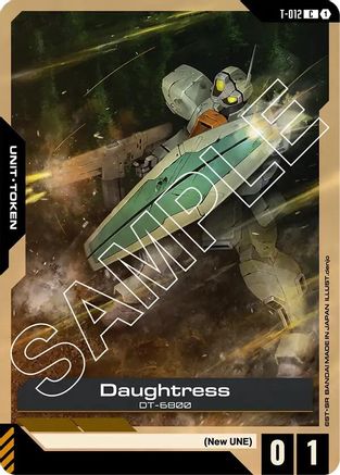 Daughtress Gundam trading card