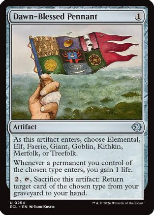 Dawn-Blessed Pennant Magic: The Gathering trading card