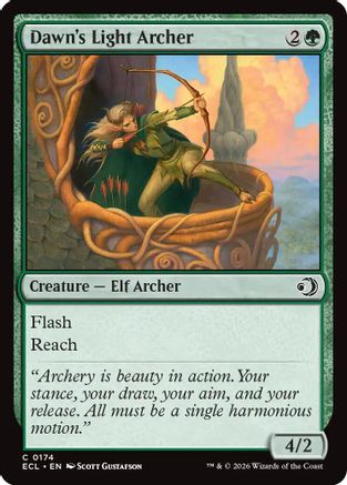 Dawn's Light Archer Magic: The Gathering trading card