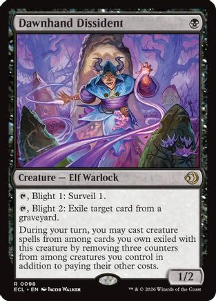Dawnhand Dissident Magic: The Gathering trading card