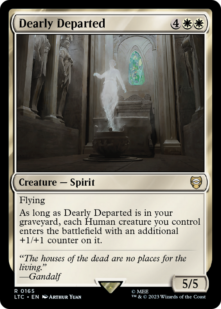 Dearly Departed Magic: The Gathering trading card