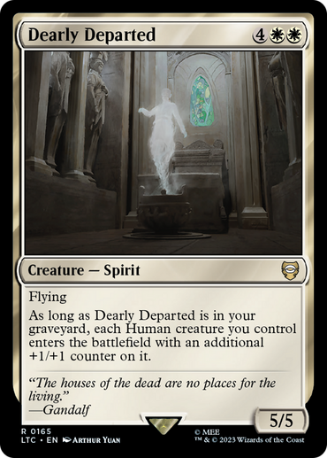 Dearly Departed Magic: The Gathering trading card