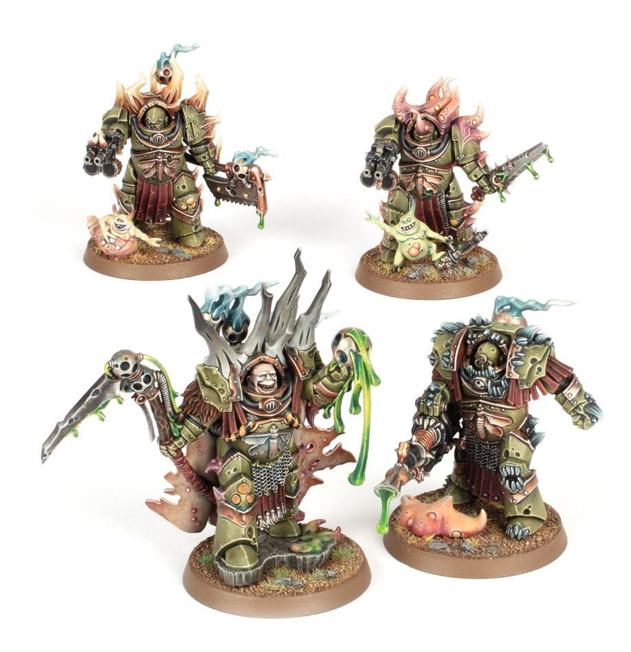 Warhammer 40,000 Death Guard Blightlord Terminators (5 Miniatures)