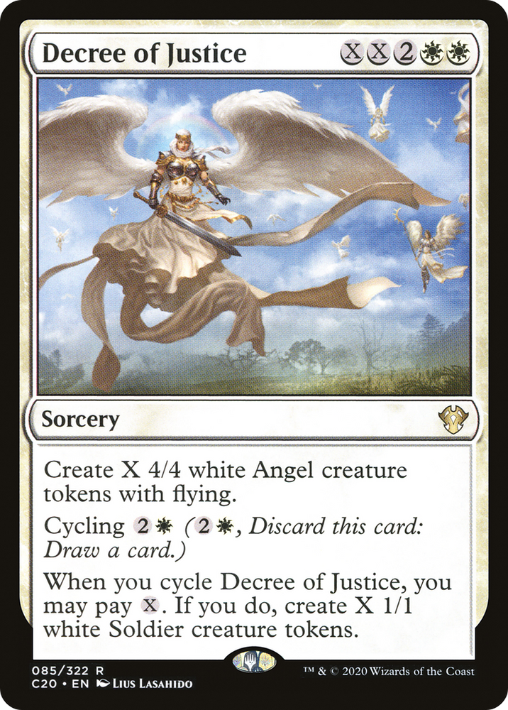 Decree of Justice Magic: The Gathering trading card