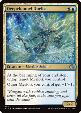 Deepchannel Duelist Magic: The Gathering trading card