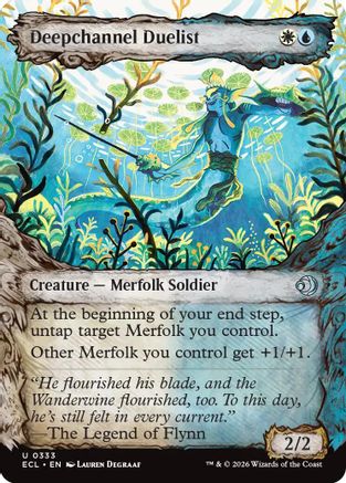 Deepchannel Duelist Showcase Magic: The Gathering trading card