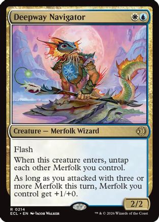 Deepway Navigator Magic: The Gathering trading card
